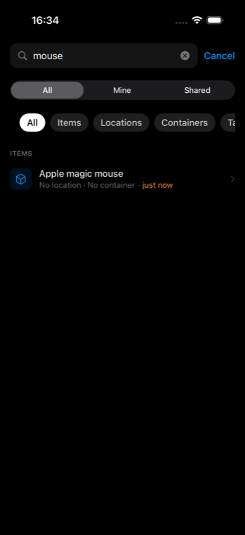 NoonFox Search — real screenshot