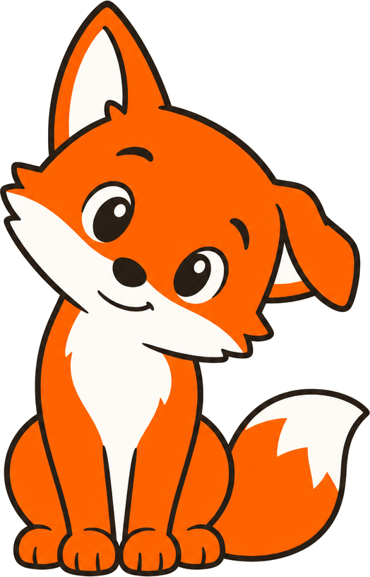 Fox with a puzzled head tilt